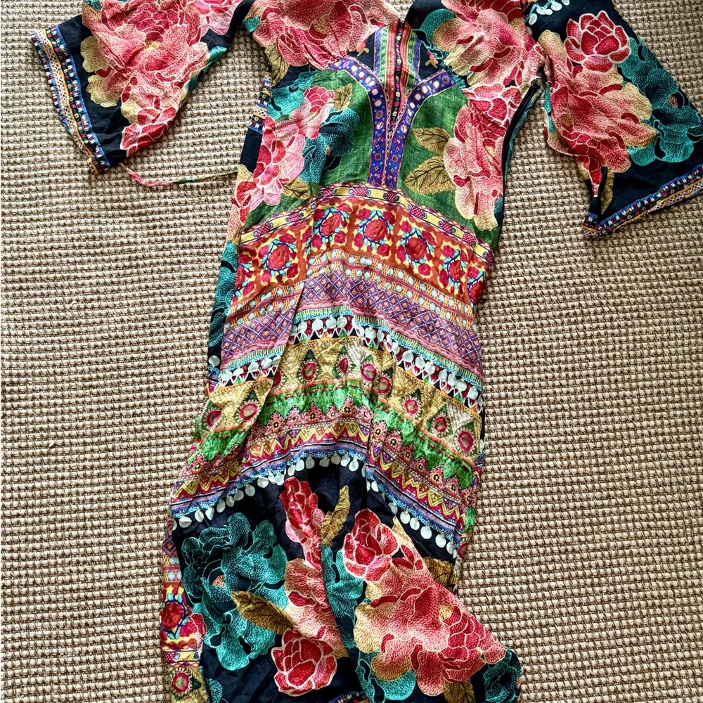 Farm Rio Multicolor Bohemian Dress *flaw